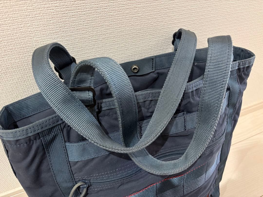 BRIEFING ネイビー トートバッグ