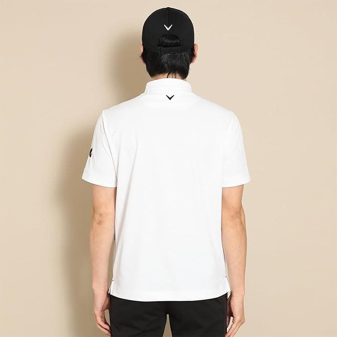 Callaway Apparel 半袖 ポロシャツ 吸汗速乾性 ホワイト M