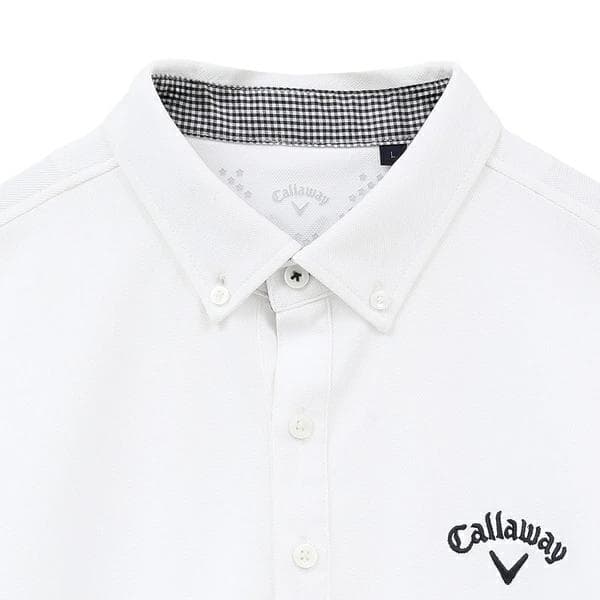 Callaway Apparel 半袖 ポロシャツ 吸汗速乾性 ホワイト M