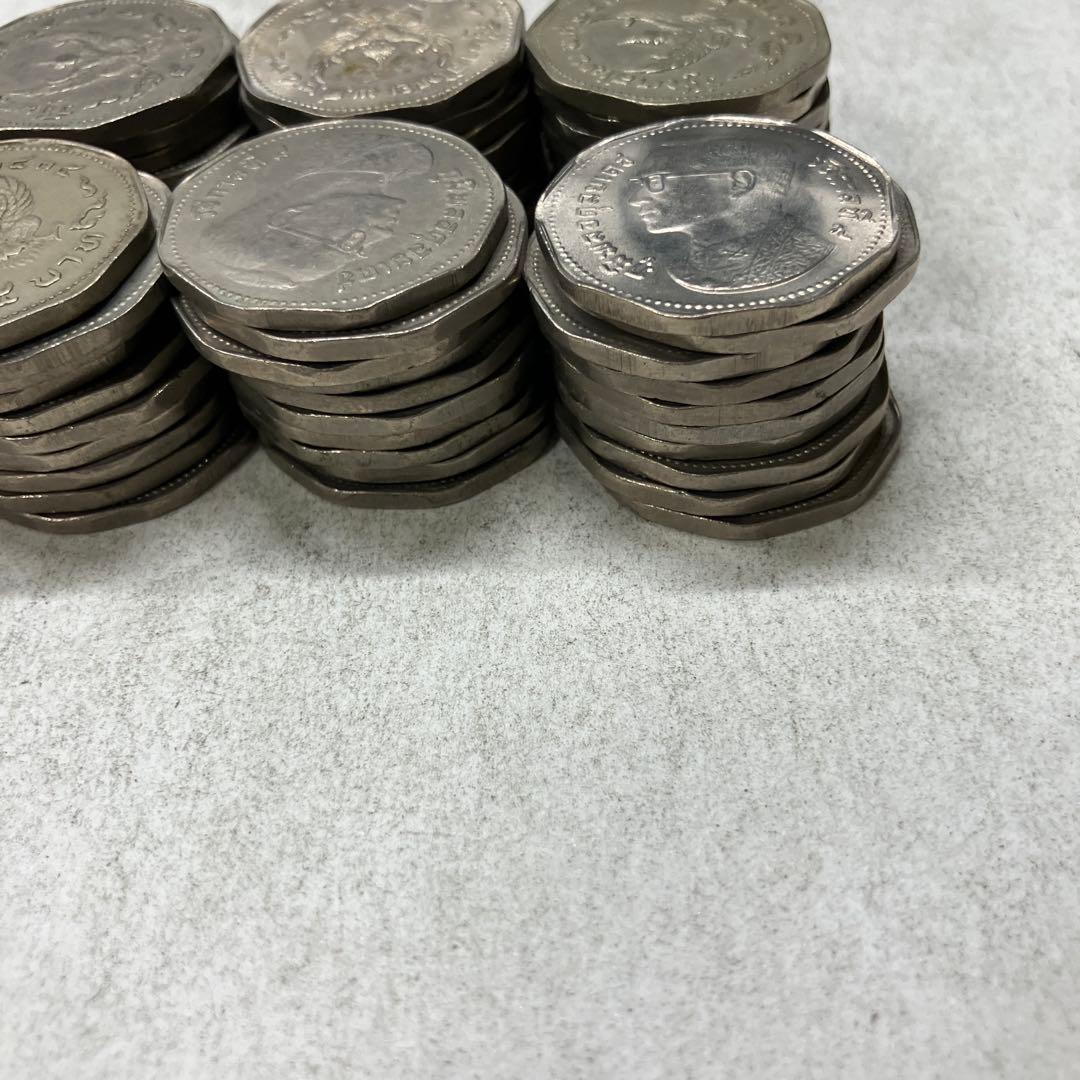タイ　ガルーダ　　角　硬貨　古銭　80枚　まとめ売り