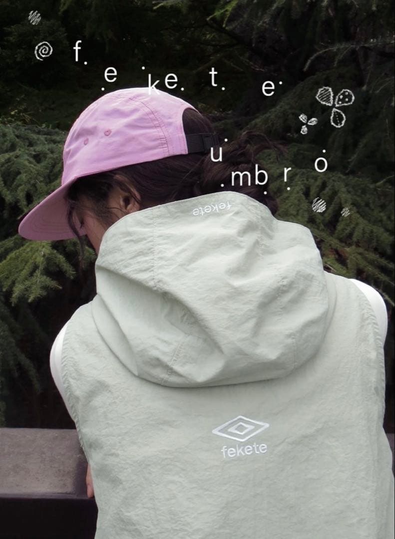 .*様 大人気　umbro×fekete gathered hoodie ves