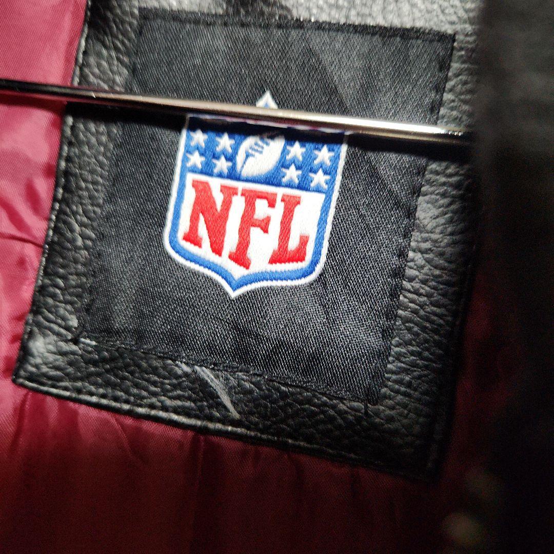 レザージャケット　NFLレッドスキンズ　スタジャン メンズXL