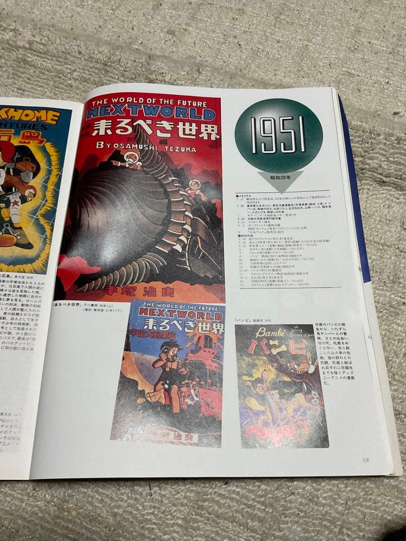 子どもの昭和史・手塚治虫マンガ大全。別冊太陽刊。1997年【ページ数232頁】。