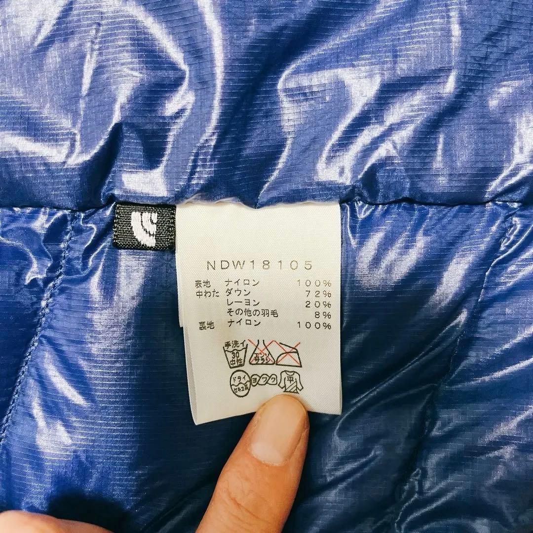 THE NORTH FACEダウンベストサイズLブルー woman