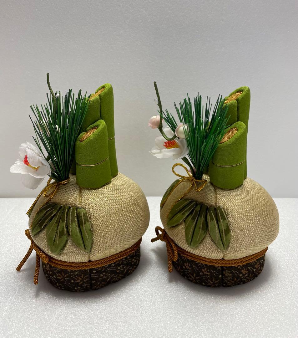 ハンドメイド　木目込み人形　門松
