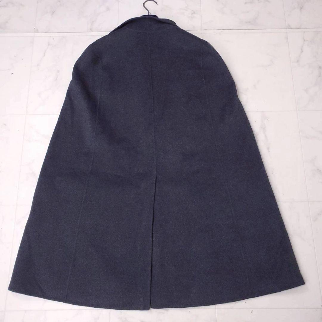 近年・極美品✨ジョゼフ カシミヤ混 ケープポンチョ リバーコート グレー 38