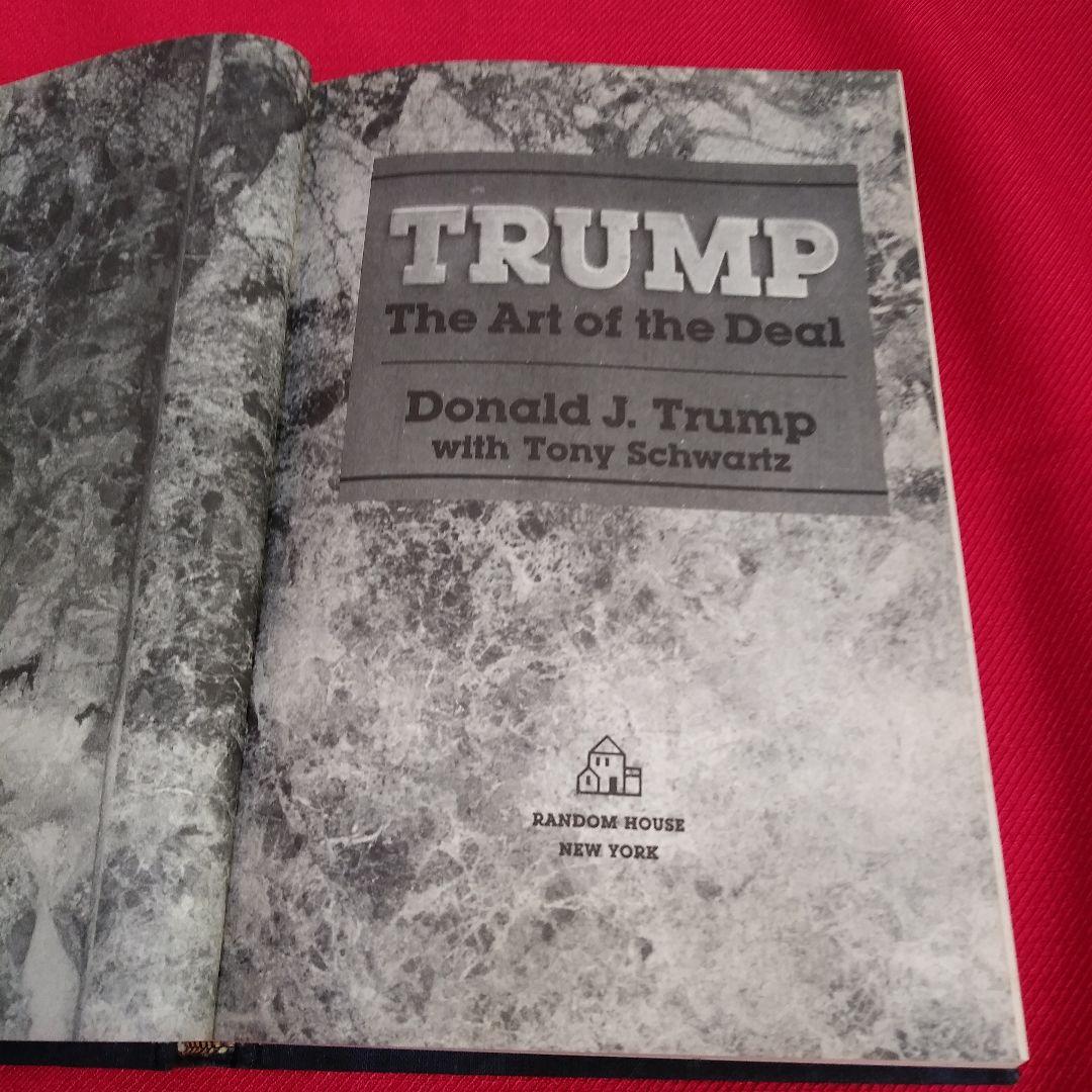 trump.the.art.of.the.dealトランプ自伝87年初版初著書
