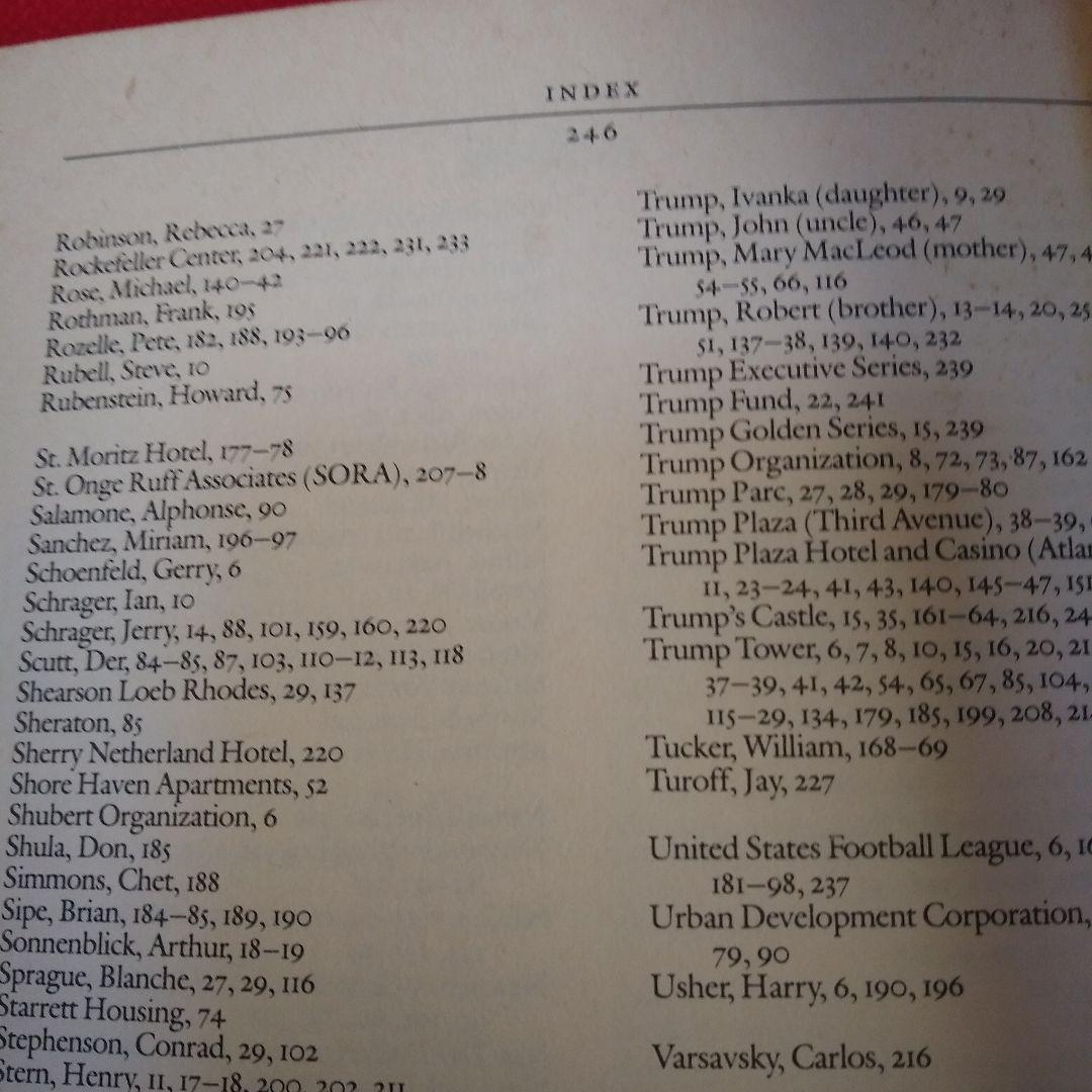 trump.the.art.of.the.dealトランプ自伝87年初版初著書