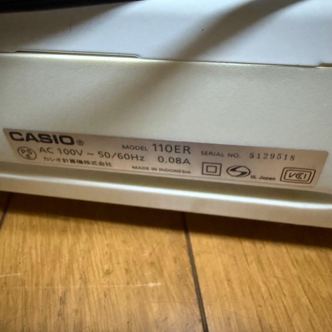カシオ CASIO 電子レジスター 110ER 動作確認済み