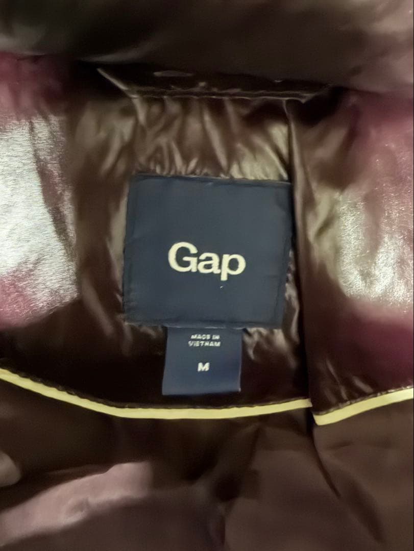 Gap y2k ファー付きダウンベスト s