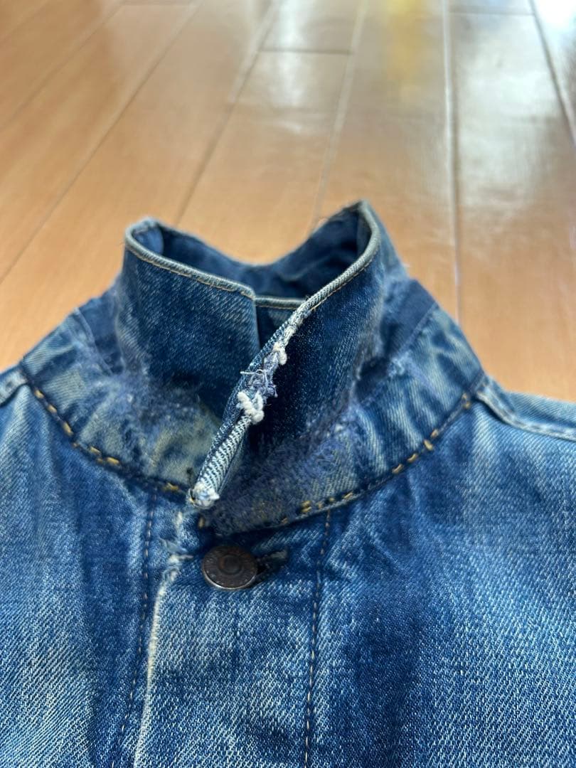 559 44位　サード　ビックE リーバイス　Levi's ボタン裏　O リペア