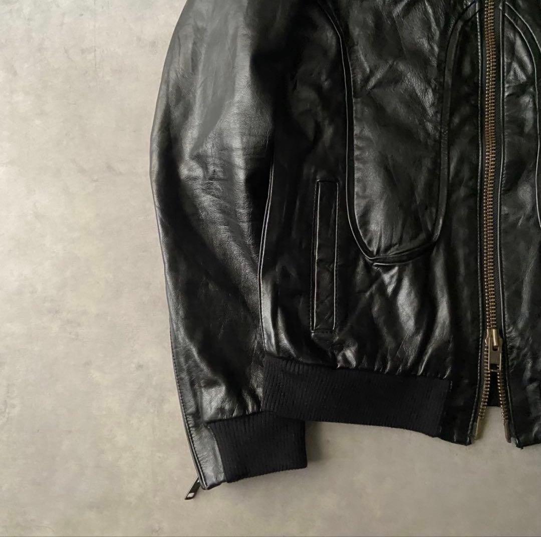 ジャケット・アウター grunge real horse leather jacket BQ10