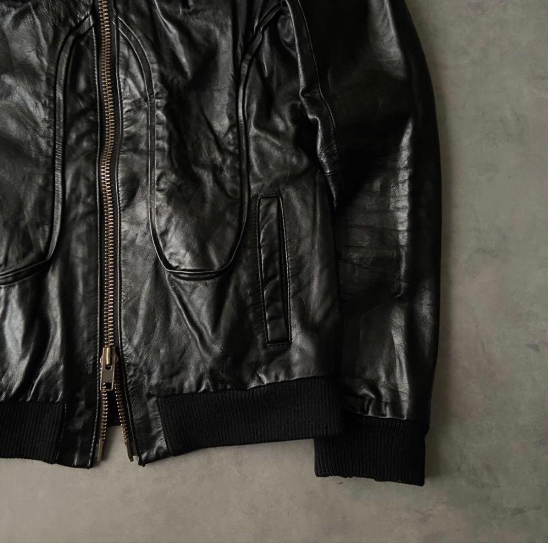 ジャケット・アウター grunge real horse leather jacket BQ10