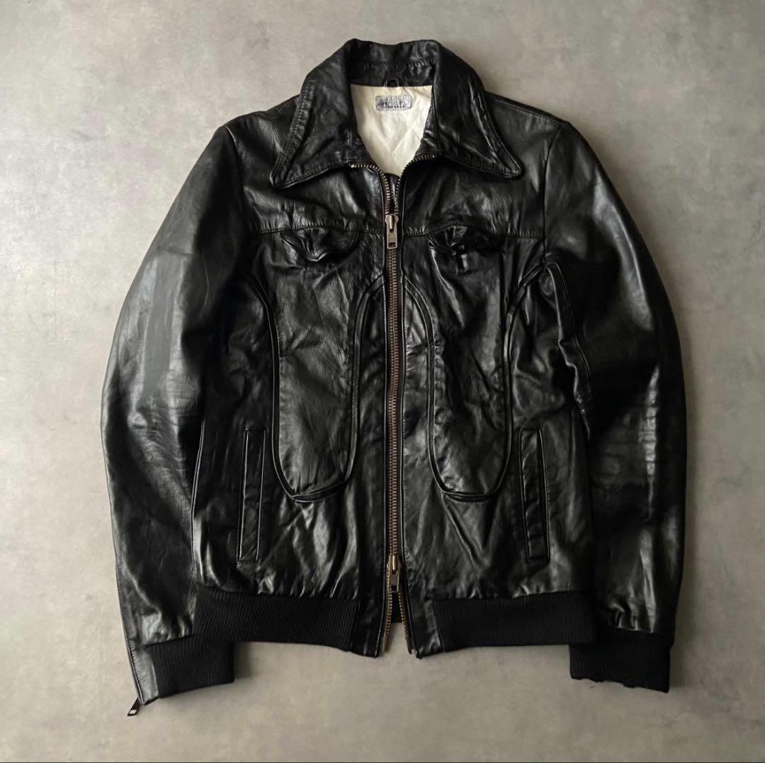 ジャケット・アウター grunge real horse leather jacket BQ10