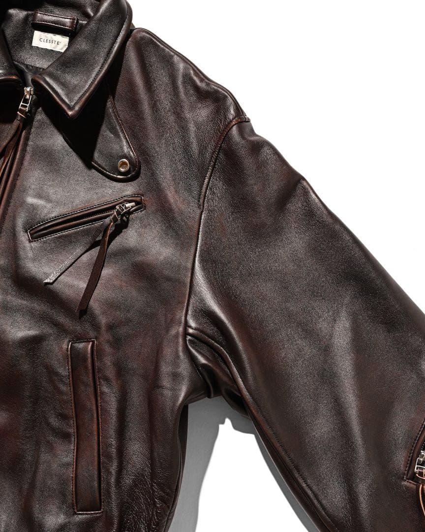 【即完アイテム】SHEEP LEATHER UTILITY JACKET