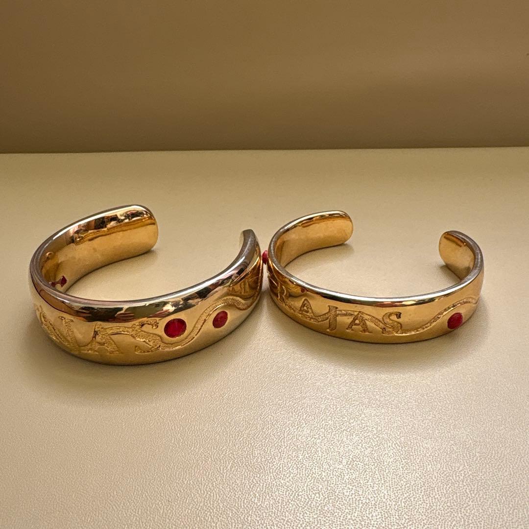 新リンパ療法 ラジャスリング　大・中・小 水晶 台座