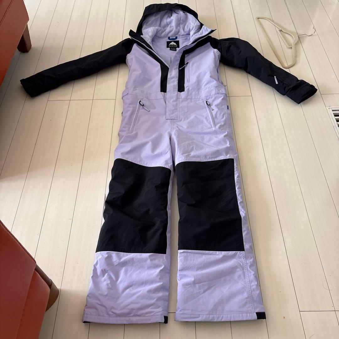 BURTON スキーウェア Lサイズ 紫/黒　キッズ