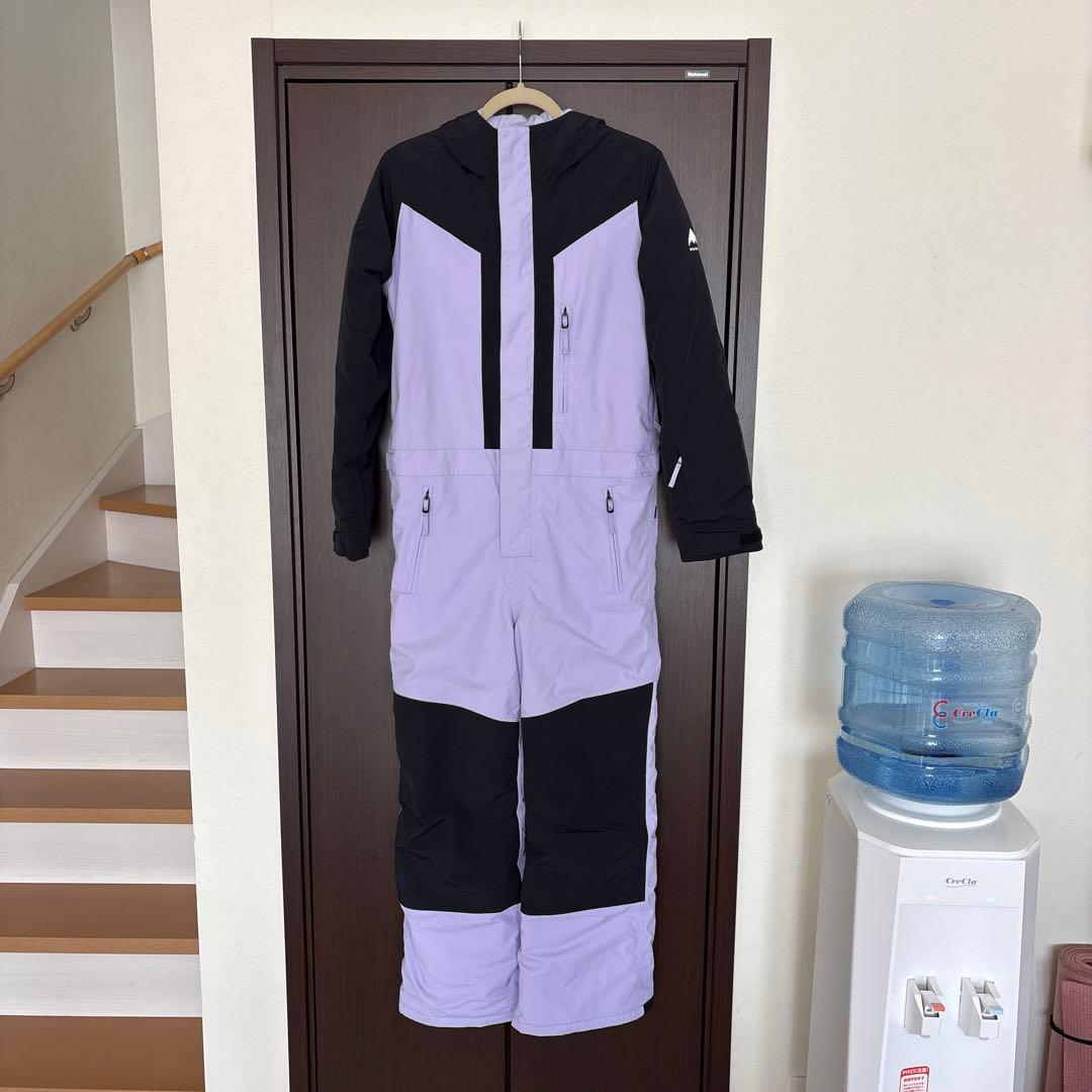 BURTON スキーウェア Lサイズ 紫/黒　キッズ
