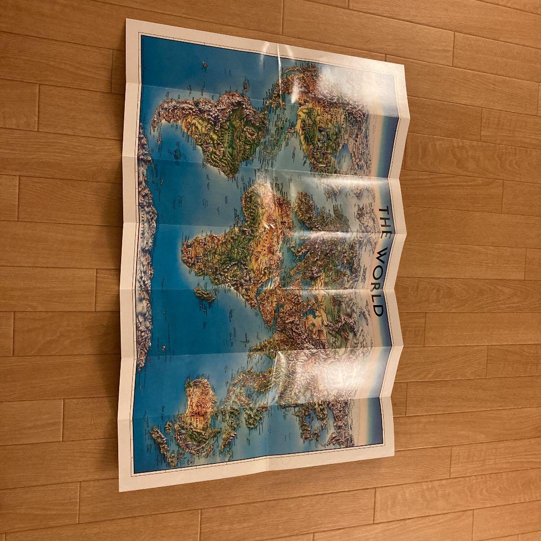 The World 世界地図とThe Pacific Rim(環太平洋地域)