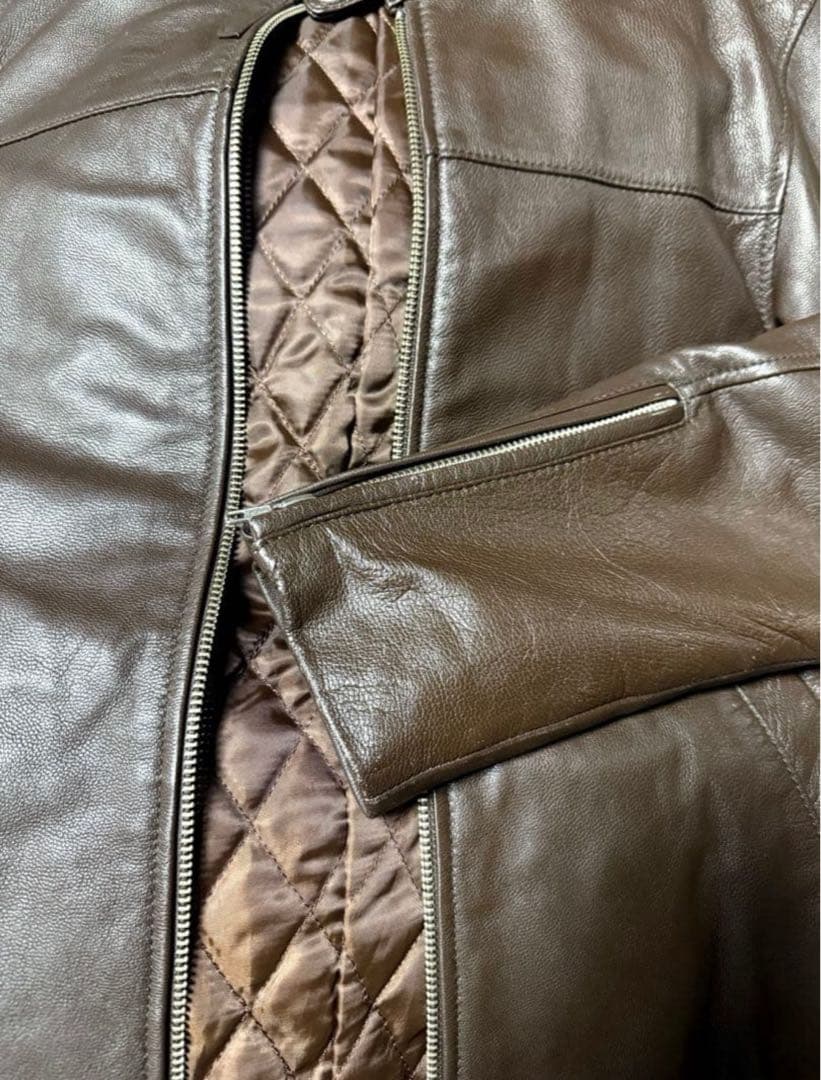 10%off購入用 B&Y UNITED ARROWS 山羊革 レザージャケット