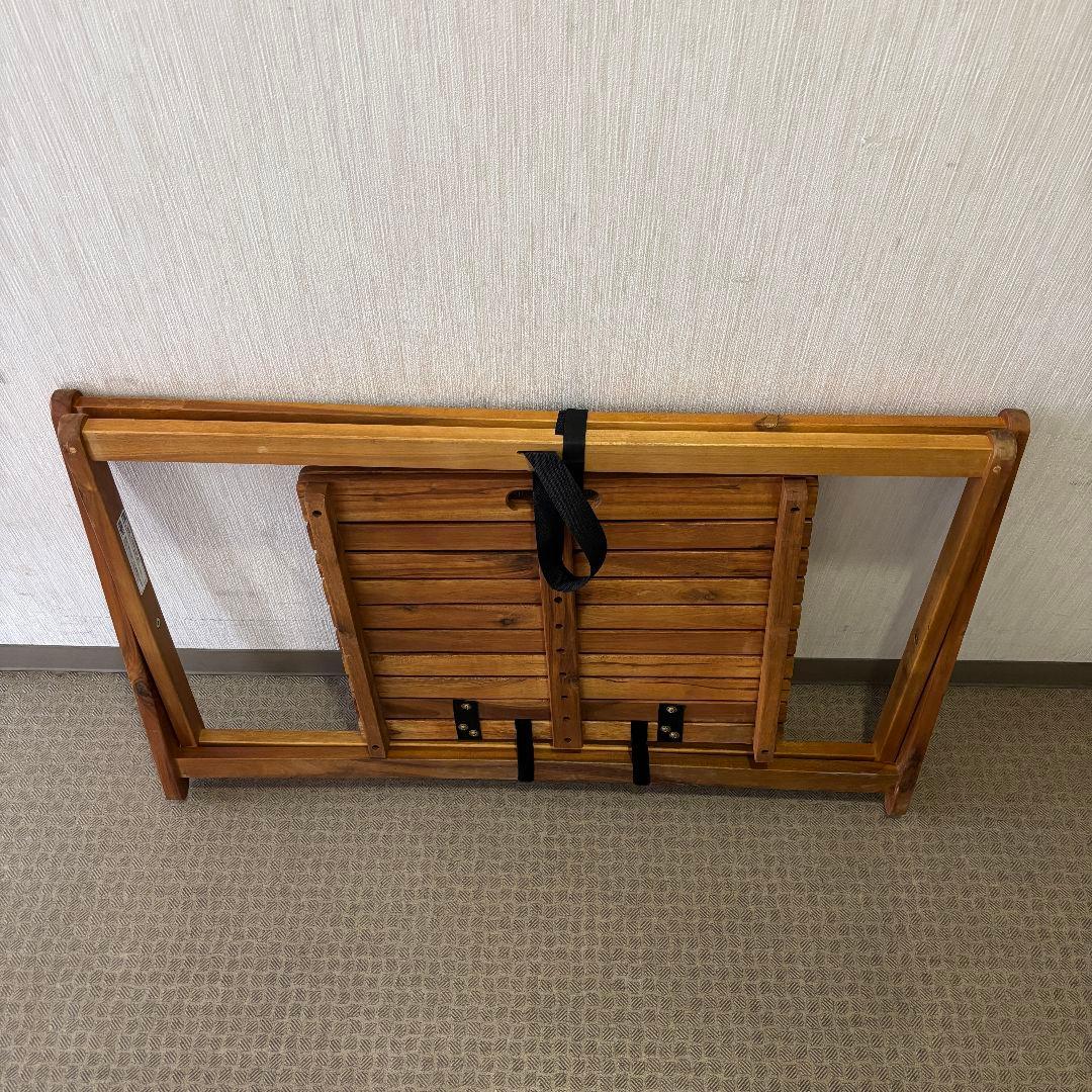 【USED】NITORI ニトリ ローテーブル 天然木 アカシア 折りたたみ ②