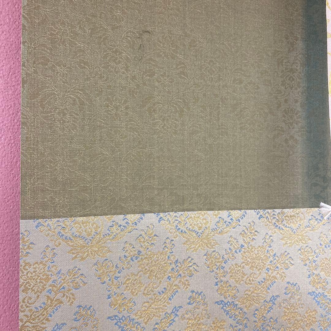 美品 掛け軸 尾形光琳筆 金地「紅梅」名画 縁起物