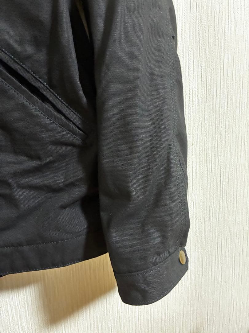 【最終値下げ】HOUSTON DUCK ZIP WORK JACKET 黒 XL