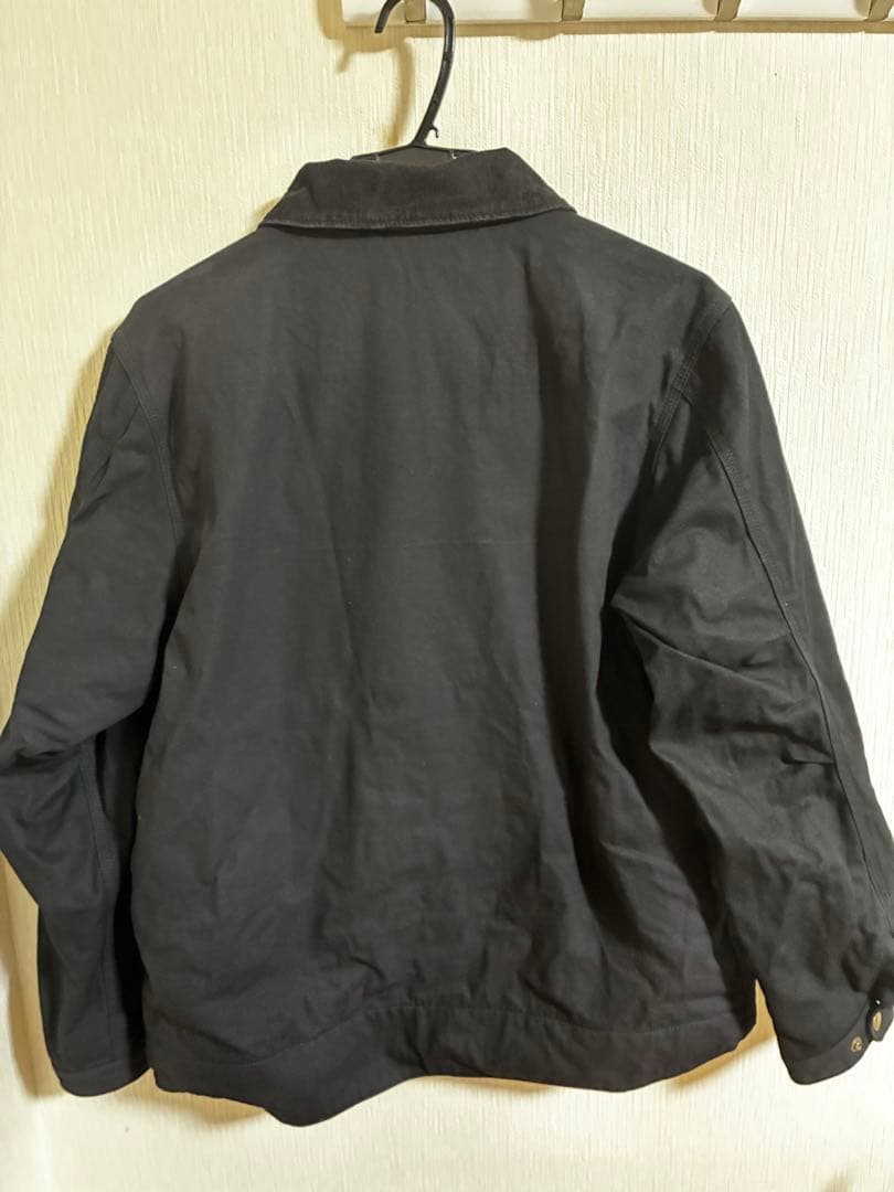 【最終値下げ】HOUSTON DUCK ZIP WORK JACKET 黒 XL