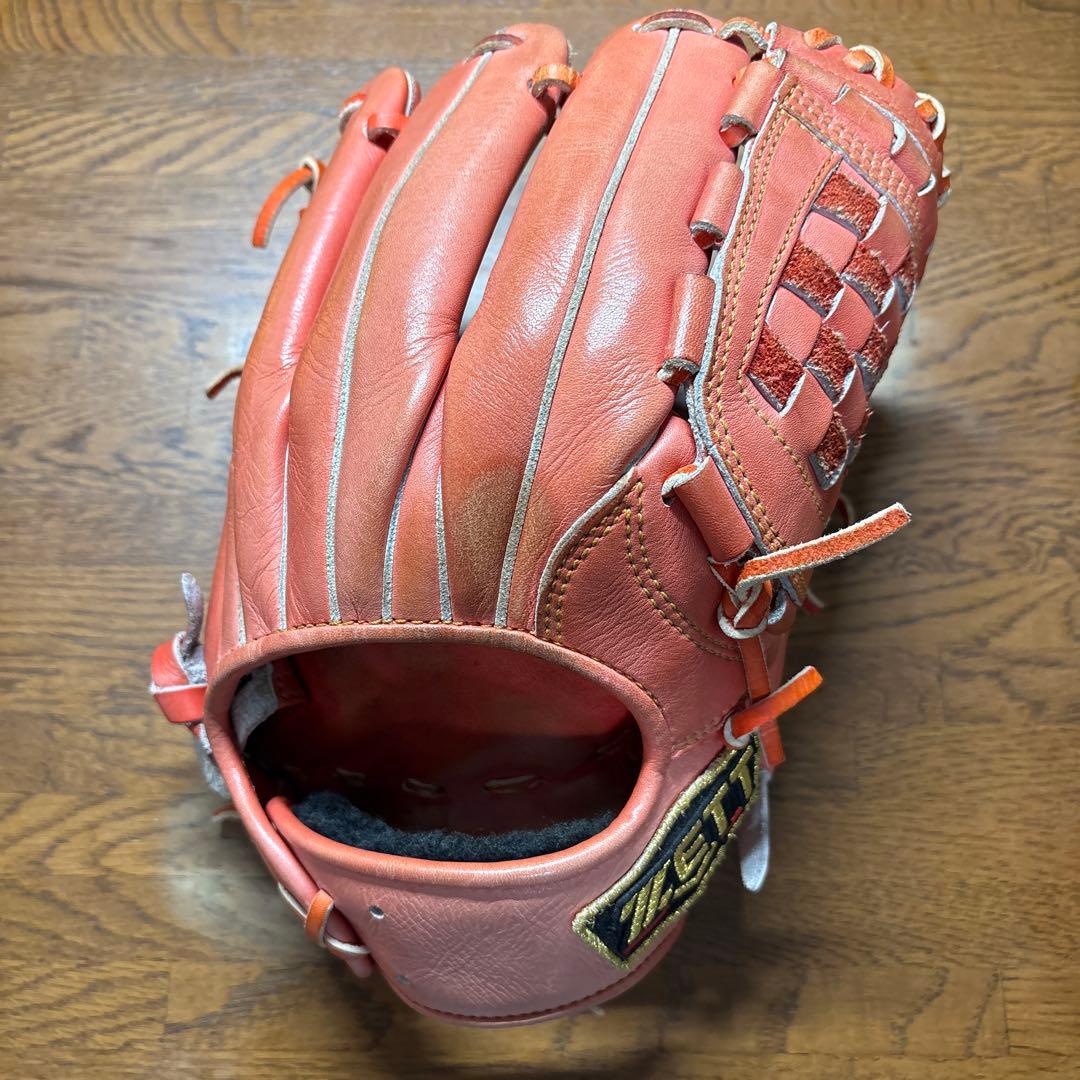 ZETT 軟式内野手用グローブ 源田モデル ※小指２本入れ型付け