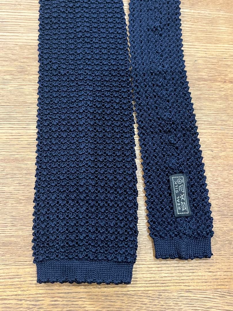 DRAKE'S×バーニーズニューヨーク　 シルクニットタイ