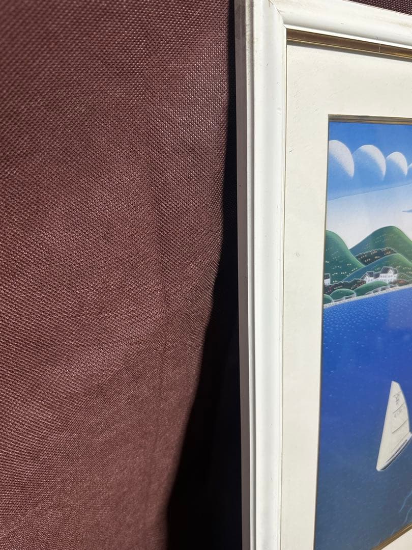 初売り　大型風景画　ト-マスマックナイト　絵画　美術品　インテリア　海　灯台