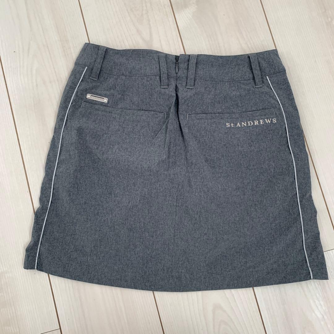 SALE！STANDREWS メランジェスカート　グレー