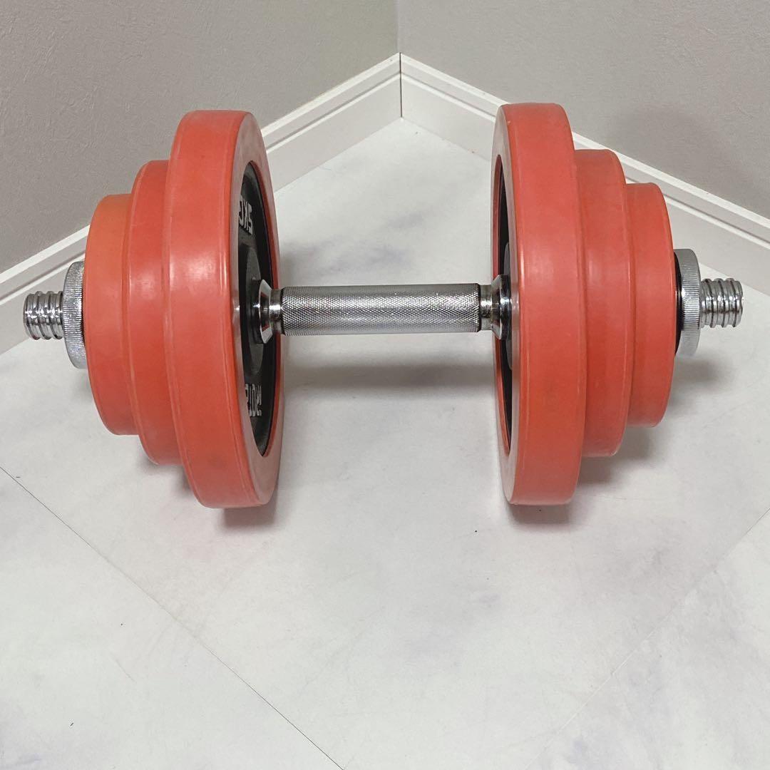 IROTEC ラバーダンベル20kg 極美品 可変式 ダンベル　2/2