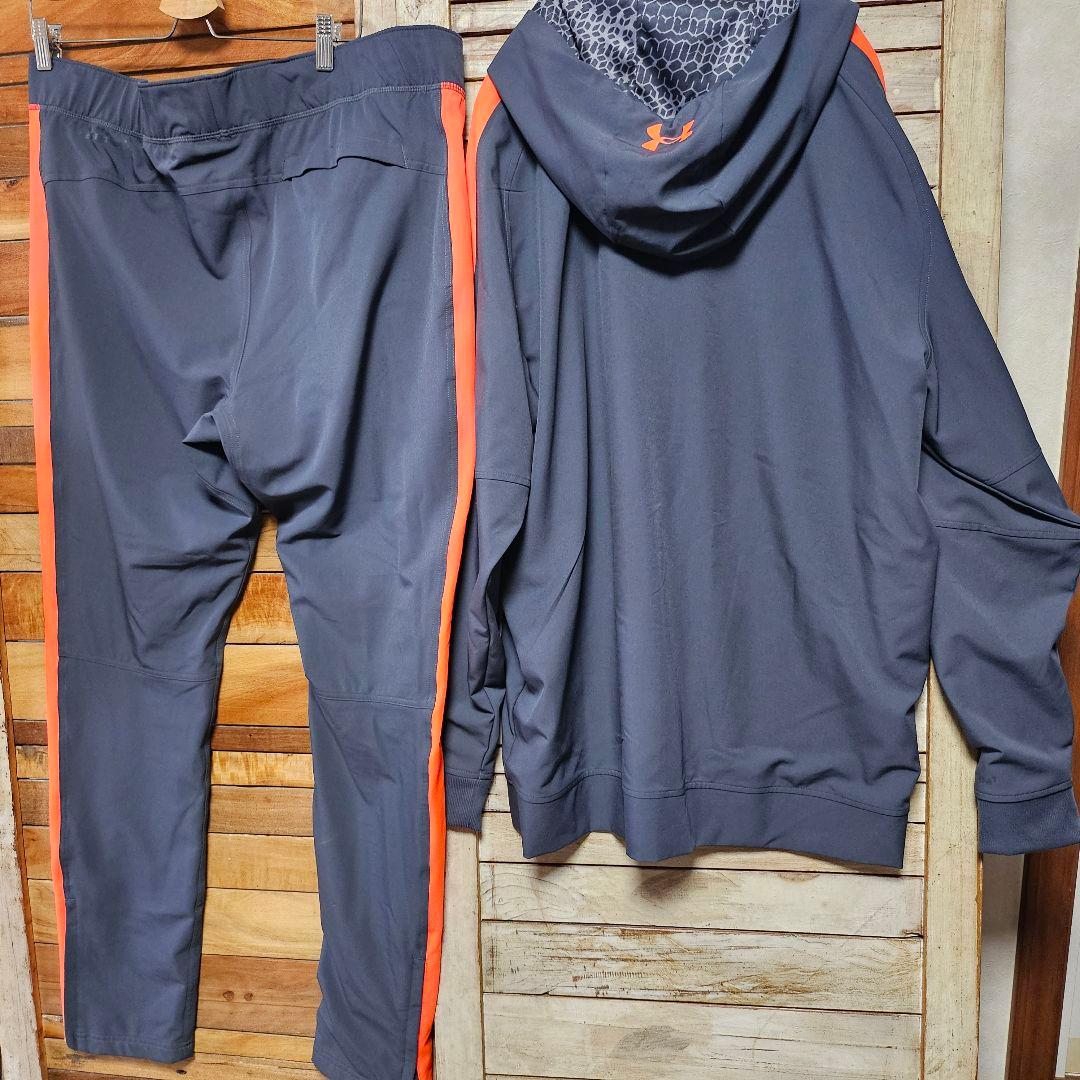 アンダーアーマー ヒートギア ウインド 上下セット 裏メッシュ 2XL