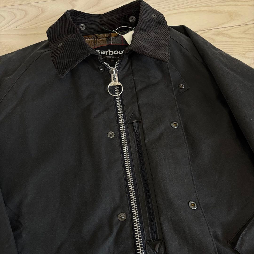 【新品タグ付】Barbour OS TRANSPORT ジャケット グレー 40