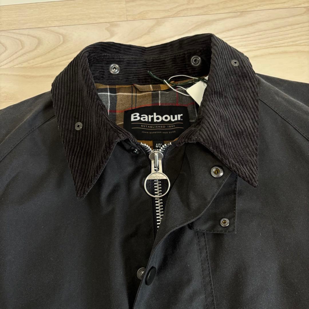 【新品タグ付】Barbour OS TRANSPORT ジャケット グレー 40