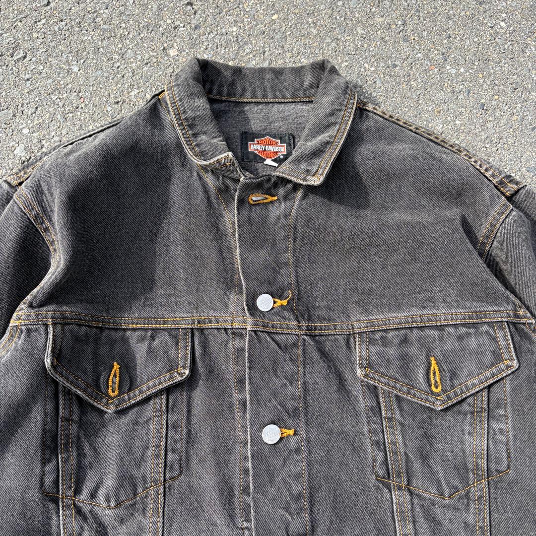 80s✨Harley-Davidson USA製 フェード ブラック