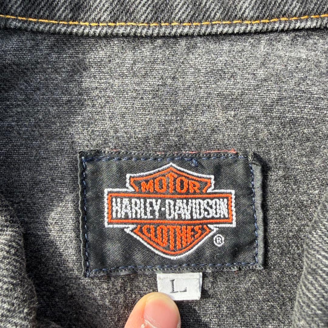 80s✨Harley-Davidson USA製 フェード ブラック