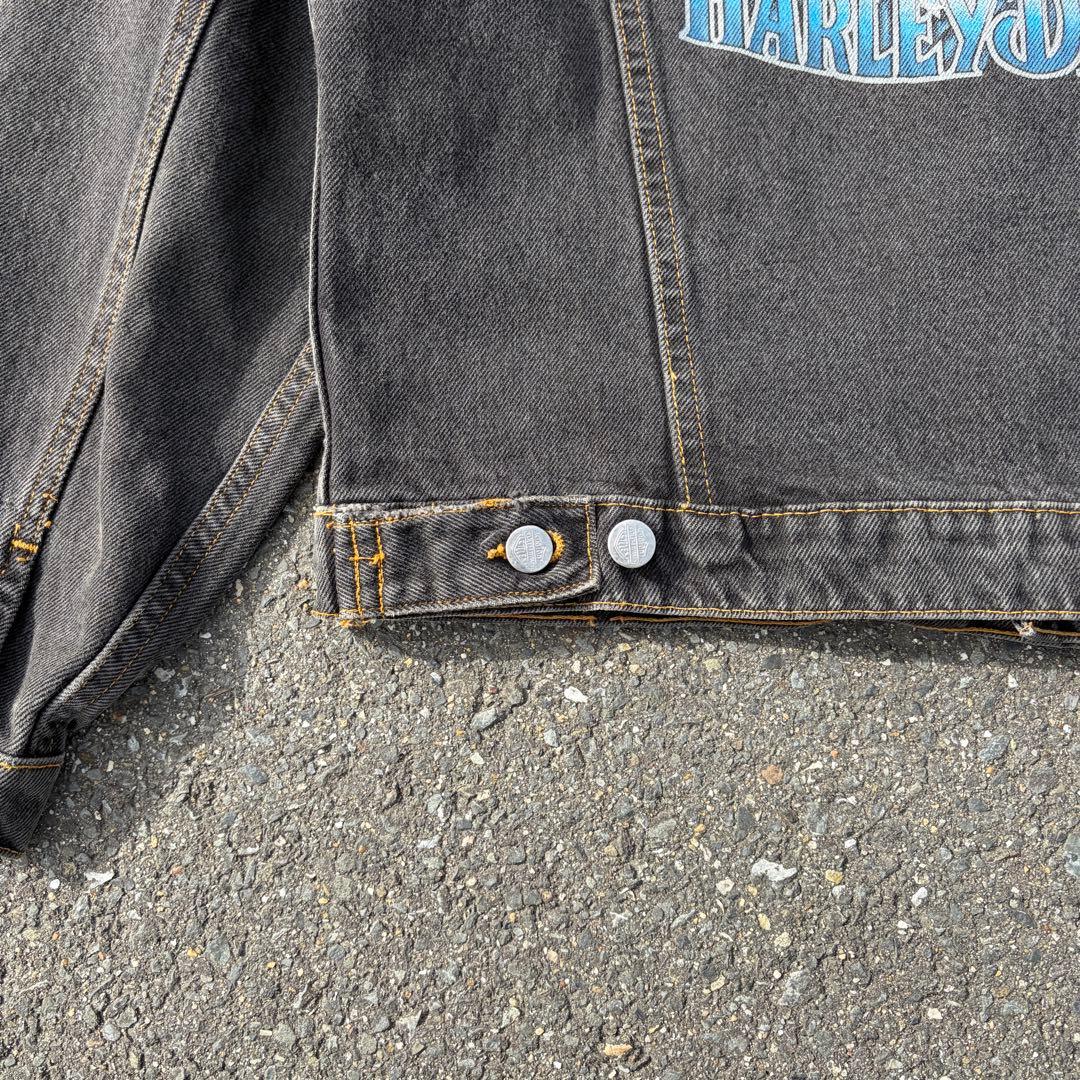 80s✨Harley-Davidson USA製 フェード ブラック