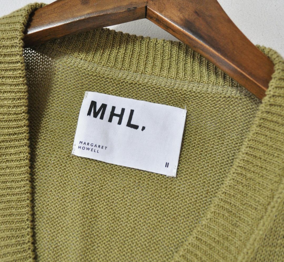 24ss 美品 MHL DRY COTTON LINEN ニットベスト