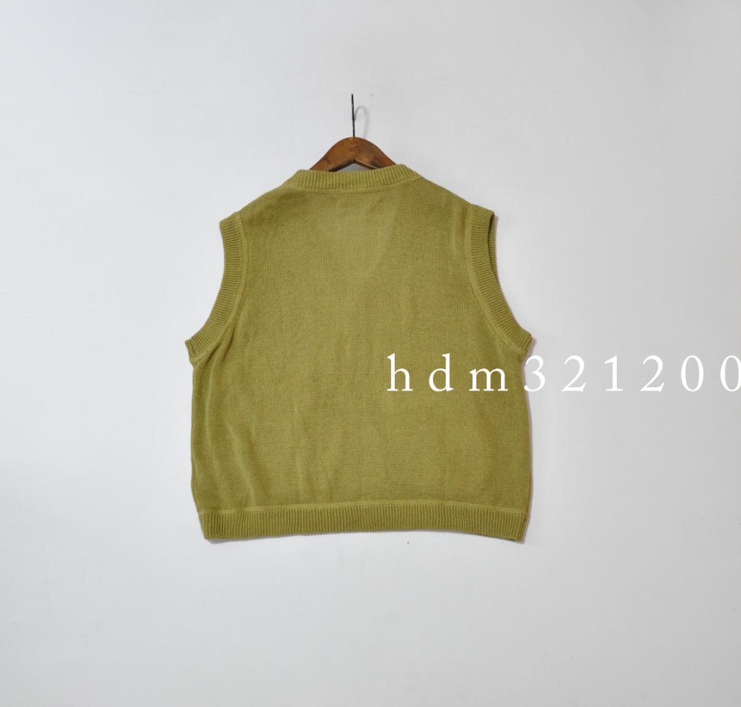 24ss 美品 MHL DRY COTTON LINEN ニットベスト