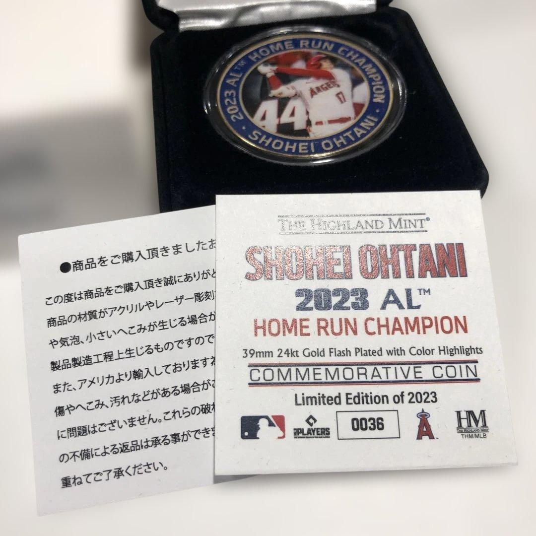 12740 エンゼルス 大谷翔平選手 2023 AL HR王獲得記念