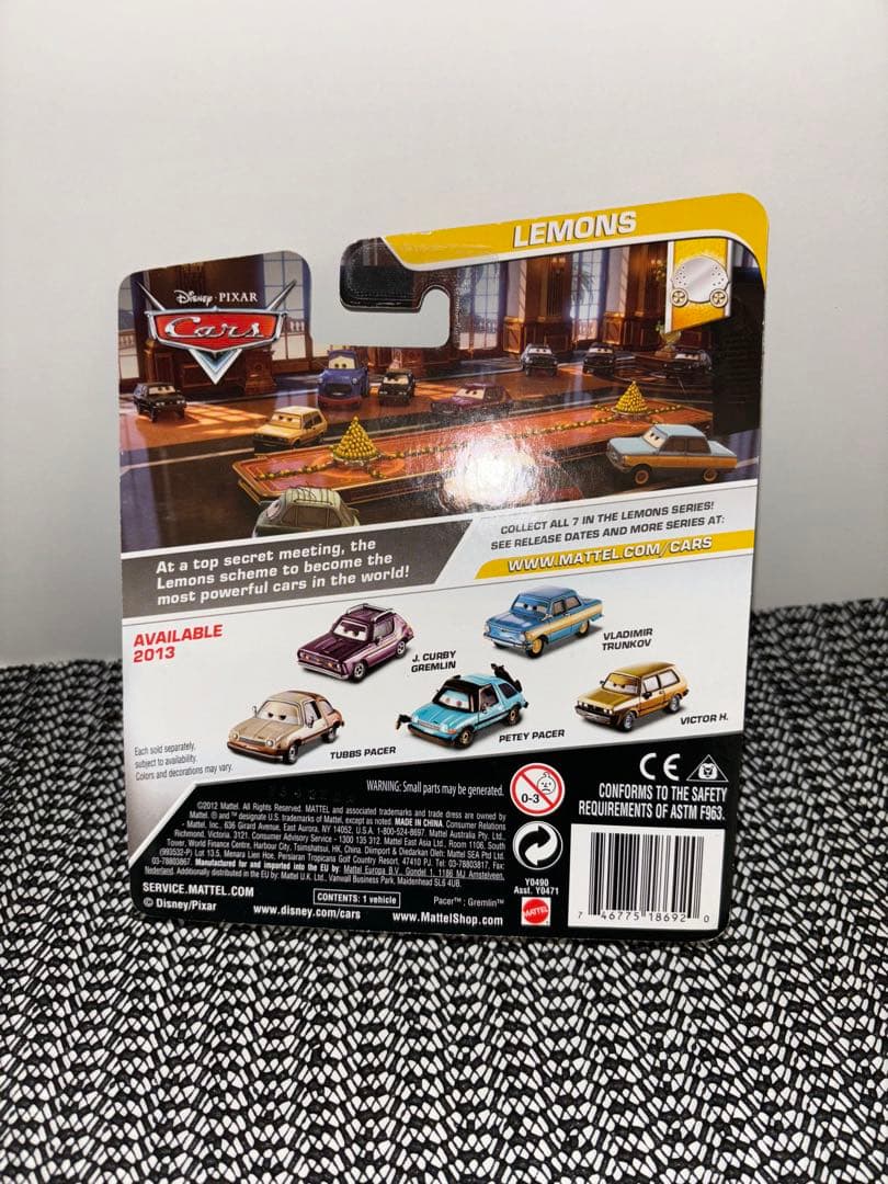 cars mattel 2台セット　未開封　tubbs pacer 2種類
