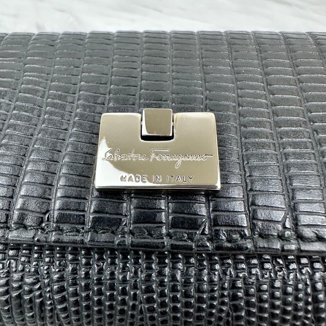 【極美品】Salvatore Ferragamo フェラガモ　6連キーケース