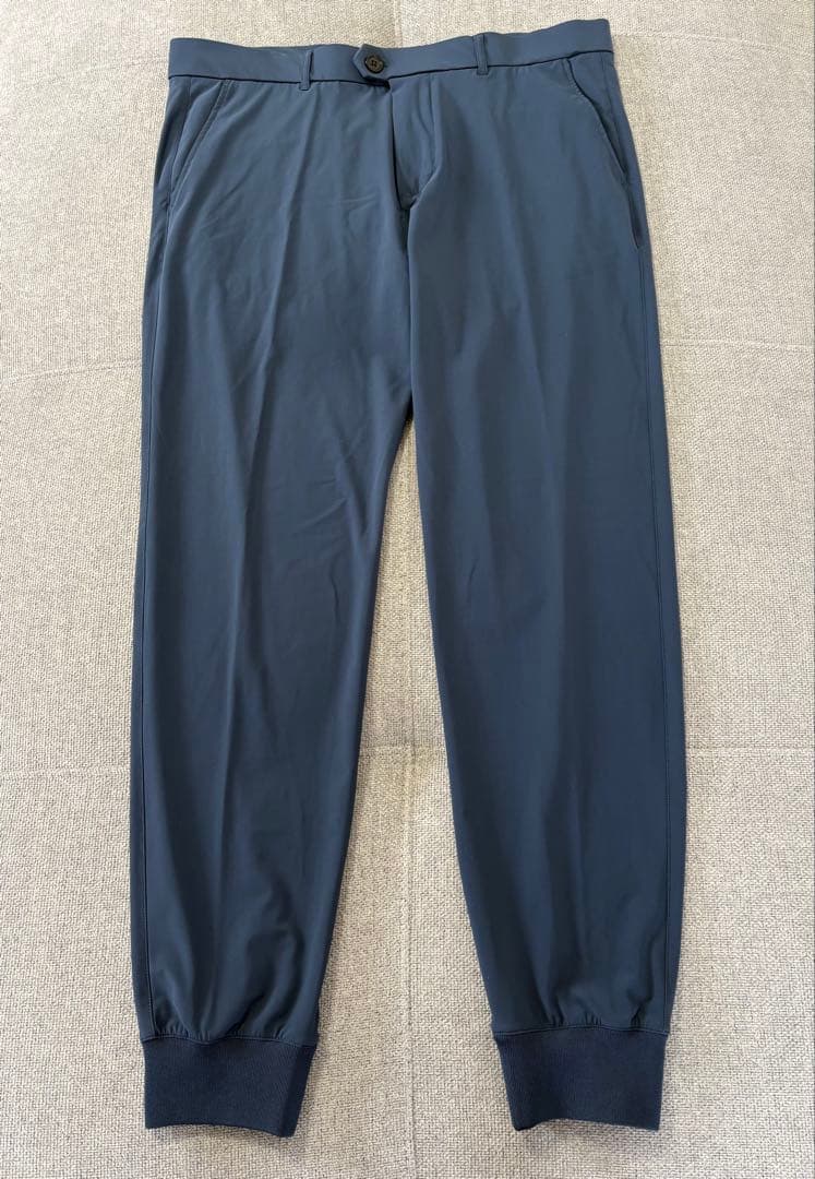 美品★ GREYSON グレイソン　薄手ジョガーパンツ　ブルー系　ゴルフ
