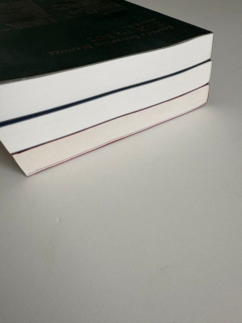 Sonya’s shopping manual 3冊