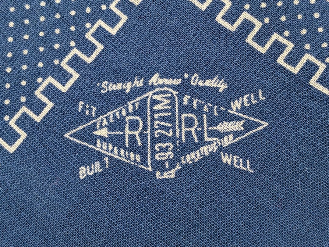 rusakun　新品　未使用　RRL 大判バンダナ