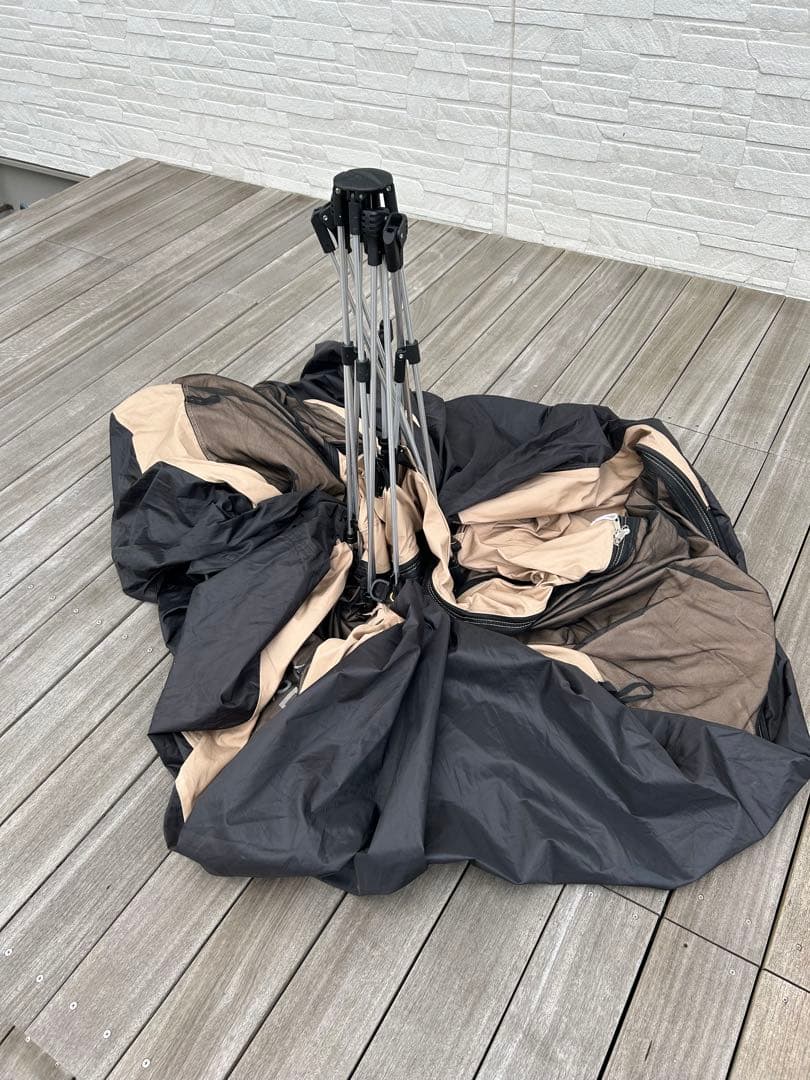 dodコットン全面メッシュワンタッチテントSサイズ