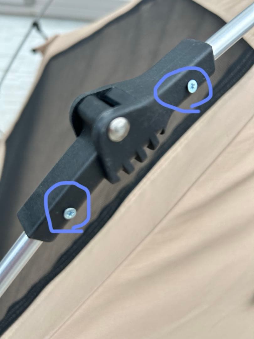 dodコットン全面メッシュワンタッチテントSサイズ