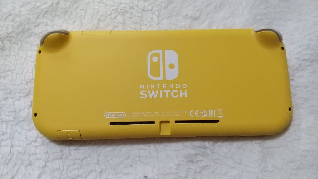 Nintendo Switch Lite イエロー 動作品 肉球カバーアダプター